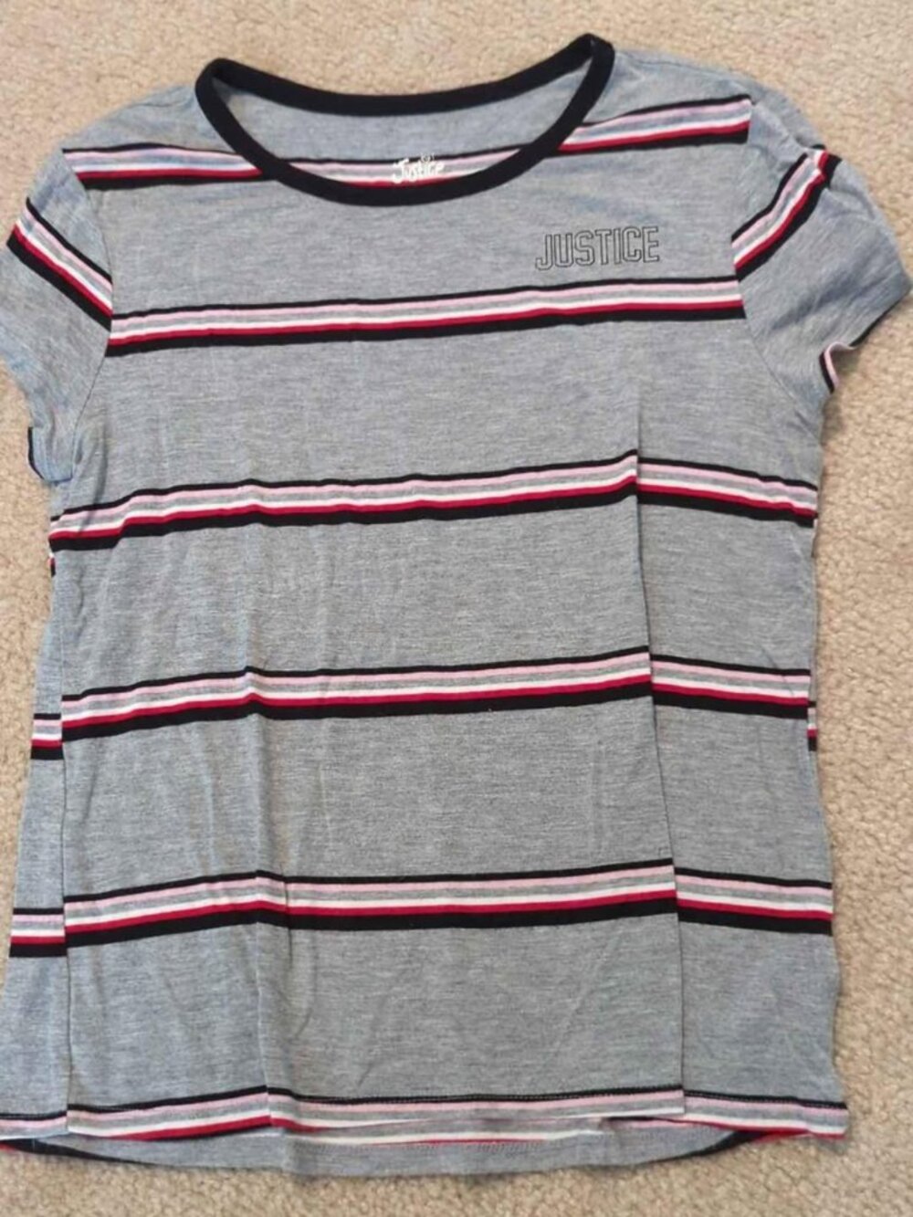 Girls size 12 justice top